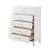 Chelsie Fabric/Wood Panel Bedroom Set