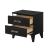 Chelsie Wood Nightstand w/2 Drawers