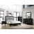 Chelsie Fabric/Wood Panel Bedroom Set
