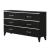 Chelsie Fabric/Wood Panel Bedroom Set