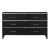 Chelsie Wood Double Dresser w/6 Drawers