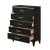 Chelsie Fabric/Wood Panel Bedroom Set