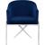 Xavier Velvet Dining Chair with Chrome Steel Legs