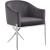Xavier Velvet Dining Chair with Chrome Steel Legs