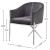 Xavier Velvet Dining Chair with Chrome Steel Legs