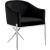 Xavier Velvet Dining Chair with Chrome Steel Legs