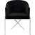 Xavier Velvet Dining Chair with Chrome Steel Legs
