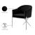 Xavier Velvet Dining Chair with Chrome Steel Legs