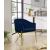 Xavier Velvet Dining Chair with Gold Steel Legs