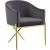 Xavier Velvet Dining Chair with Gold Steel Legs
