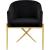 Xavier Velvet Dining Chair with Gold Steel Legs