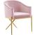 Xavier Velvet Dining Chair with Gold Steel Legs