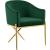 Xavier Velvet Dining Chair with Gold Steel Legs