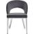 Roberto Velvet Dining Chair with Chrome Iron Legs