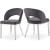 Roberto Velvet Dining Chair with Chrome Iron Legs