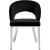 Roberto Velvet Dining Chair with Chrome Iron Legs