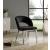 Roberto Velvet Dining Chair with Chrome Iron Legs