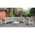 Sasha Aluminum/Polyester/Fabric L-Shaped Patio Sectional Set