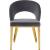 Roberto Velvet Dining Chair with Chrome Iron Legs