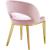 Roberto Velvet Dining Chair with Gold Iron Legs