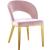 Roberto Velvet Dining Chair with Chrome Iron Legs