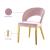 Roberto Velvet Dining Chair with Chrome Iron Legs