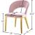 Roberto Velvet Dining Chair with Chrome Iron Legs