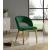 Roberto Velvet Dining Chair with Gold Iron Legs