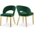 Roberto Velvet Dining Chair with Gold Iron Legs