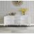 Starburst 3-Door Sideboard with Acrylic Legs & Gold Tips