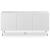 Starburst 3-Door Sideboard with Acrylic Legs & Gold Tips