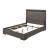 Escher Wood Platform Bed w/LED Headboard, Eastern King Size