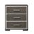 Escher Wood Platform Bedroom Set w/LED Headboard