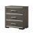 Escher Wood Platform Bedroom Set w/LED Headboard