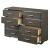 Escher Wood Double Dresser w/8 Drawers