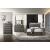Escher Wood Platform Bedroom Set w/LED Headboard