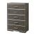 Escher Wood Platform Bedroom Set w/LED Headboard