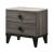 Avantika Faux Marble/Wood Nightstand w/2 Drawers