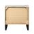 Avantika Faux Marble/Wood Nightstand w/2 Drawers