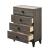Avantika Faux Marble/Wood Chest w/4 Drawers