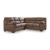 WillowBend L-Shaped Faux Leather 2-Piece Sectional with LAF Loveseat