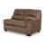 WillowBend L-Shaped Faux Leather 3-Piece Sectional with RAF Loveseat