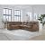 WillowBend L-Shaped Faux Leather 3-Piece Sectional with RAF Loveseat
