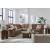 WillowBend L-Shaped Faux Leather 3-Piece Sectional with RAF Loveseat
