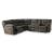 Tambo Faux Leather 2-Piece Reclining Sectional