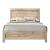 Miquell Wood Veneer/Wood Bed, King Size