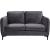 Poppy Velvet Loveseat