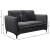 Poppy Velvet Loveseat