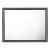 Haiden Wood Rectangular Mirror