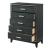 Haiden Wood Panel Bedroom Set w/LED Headboard